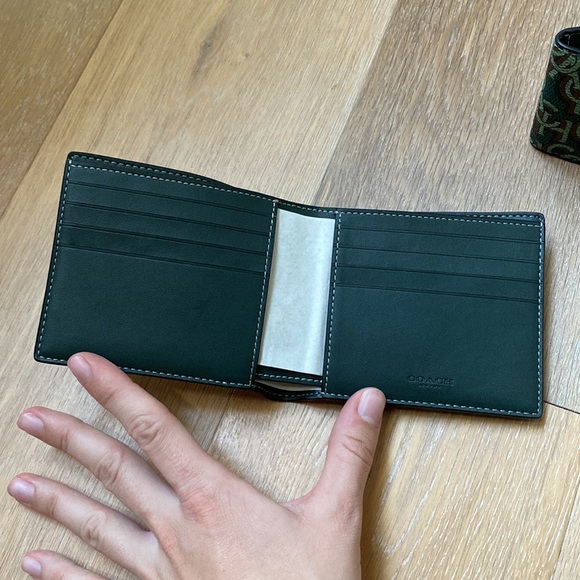 Coach 3 in 1 Wallet With Coach Monogram Print in Amazon Green - Picture 6 of 8